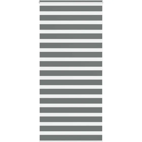 vidaXL Zebragardin Mørkegrå 95x200 cm