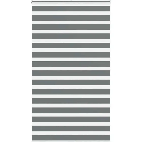 vidaXL Zebragardin Mørkegrå 135x200 cm