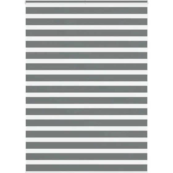 vidaXL Zebragardin Mørkegrå 160x200 cm