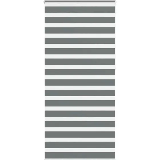 vidaXL Zebragardin Mørkegrå 110x230 cm