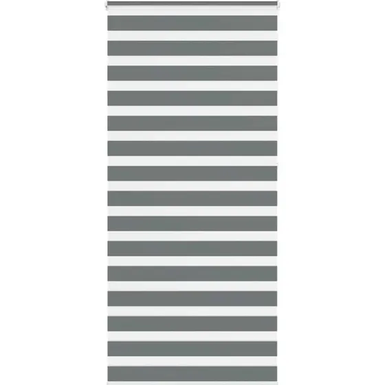 vidaXL Zebragardin Mørkegrå 115x230 cm