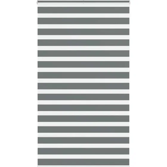 vidaXL Zebragardin mørkegrå 135x230 cm