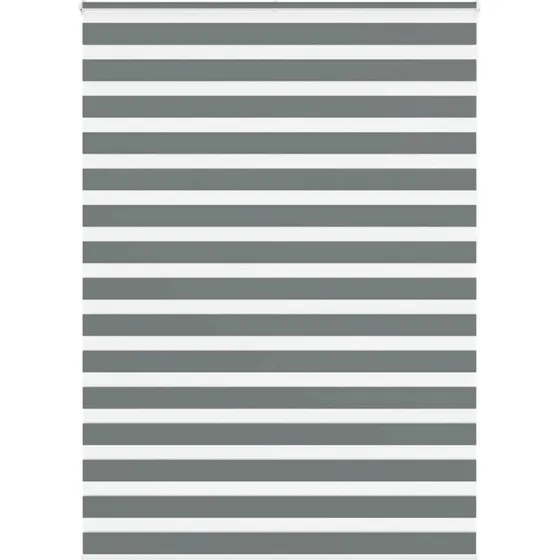 vidaXL Zebragardin Mørkegrå 155x230 cm