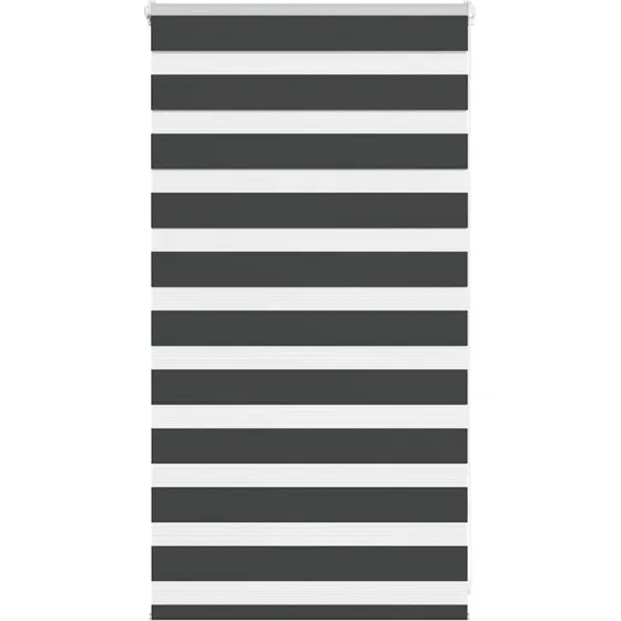 vidaXL Zebragardin Sort 70x100 cm, 65,9 cm stofbredde, 100% polyester