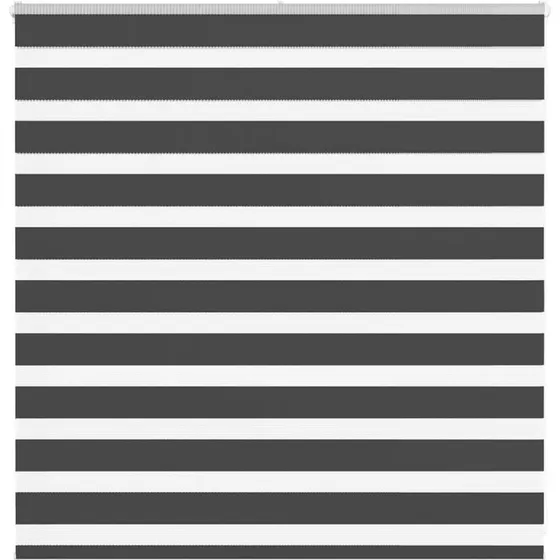 vidaXL Zebragardin Sort 140x100 cm, 135,9 cm stofbredde, polyester