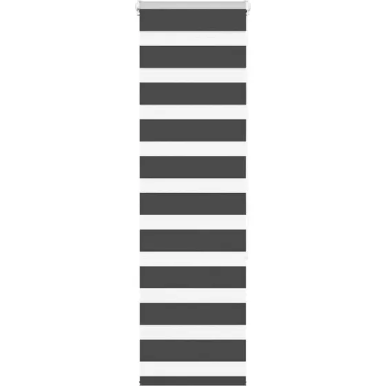 vidaXL Zebragardin Sort 45x150 cm, 100% Polyester