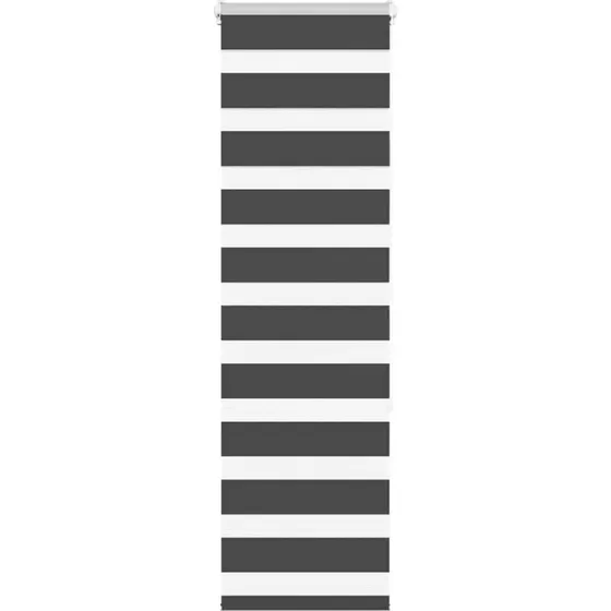 vidaXL Zebragardin Sort 50x150 cm, 45,9 cm Bredde, Polyester
