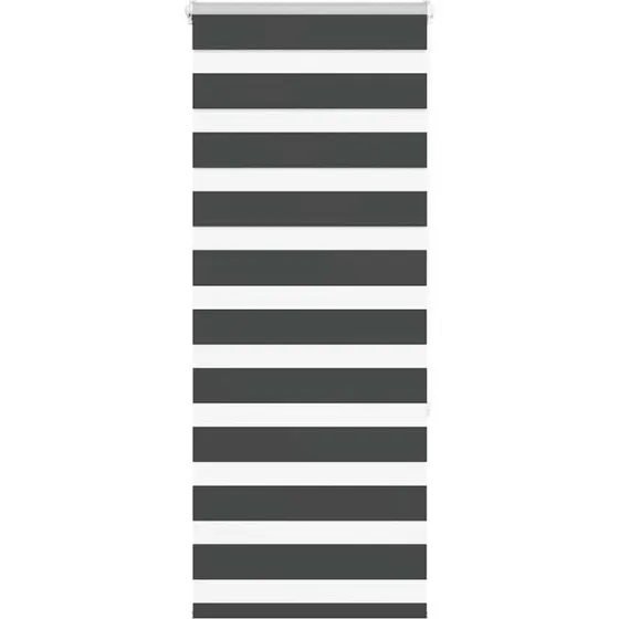 vidaXL Zebragardin Sort 60x150 cm, 55,9 cm Bredde, Polyester