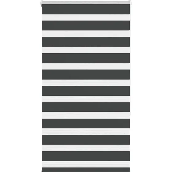 vidaXL Zebragardin Sort 70x150 cm, 100% Polyester
