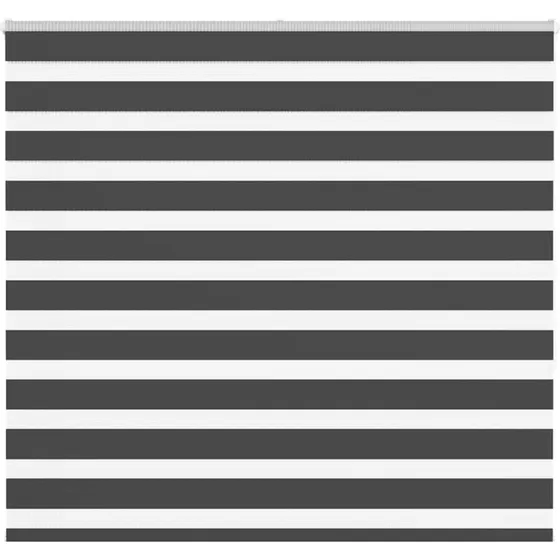 vidaXL Zebragardin Sort 165x150 cm, 100% Polyester