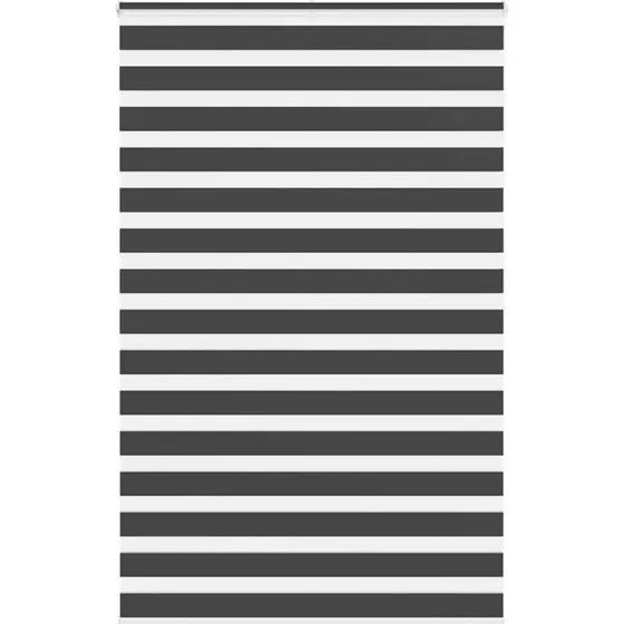 vidaXL Zebragardin Sort 140x200 cm, 135,9 cm stofbredde, polyester
