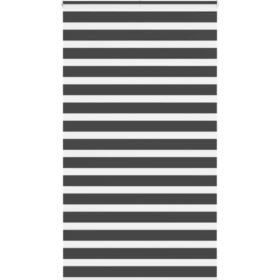 vidaXL Zebragardin Sort 135x200 cm