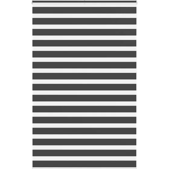 vidaXL Zebragardin Sort 140x230 cm, 135,9 cm stofbredde, polyester