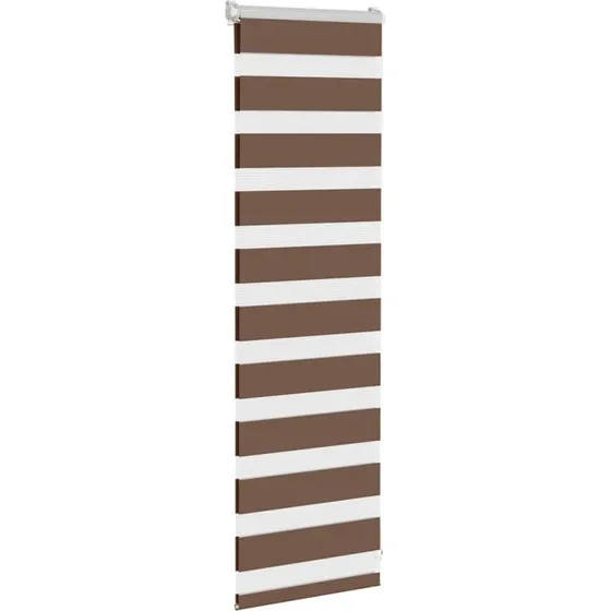 vidaXL Zebragardin Brun 40x100 cm, 35,9 cm Bredde, Polyester