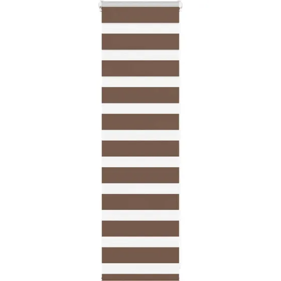 vidaXL Zebragardin Brun 50x100 cm, 45,9 cm bred, polyester