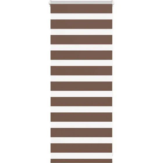vidaXL Zebragardin brun 65x100 cm, 60,9 cm stofbredde, polyester