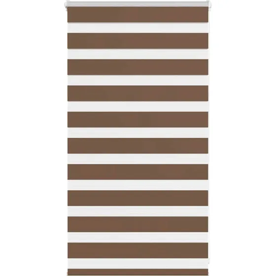 vidaXL Zebragardin Brun 80x100 cm, 100% Polyester