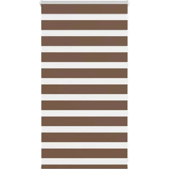 vidaXL Zebragardin Brun 90x100 cm, 85,9 cm Stofbredde, Polyester