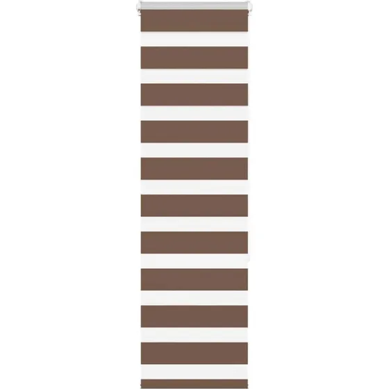 vidaXL Zebragardin Brun 40x150 cm, 35,9 cm bred, polyester