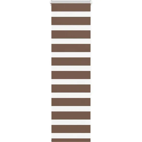 vidaXL Zebragardin Brun 50x150 cm, 45,9 cm Stofbredde, Polyester