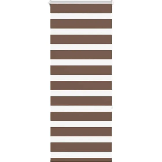 vidaXL Zebragardin Brun 60x150 cm, 100% Polyester