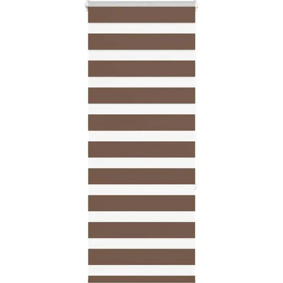 vidaXL Zebragardin Brun 65x150 cm, 60,9 cm Stofbredde, Polyester