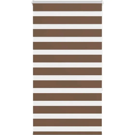 vidaXL Zebragardin Brun 70x150 cm, 100% Polyester