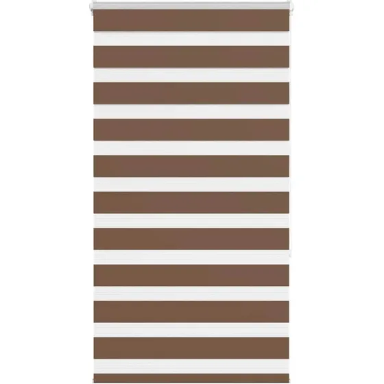 vidaXL Zebragardin Brun 90x150 cm, 100% Polyester