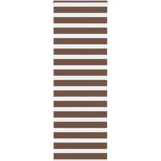 vidaXL Zebragardin Brun 70x200 cm, 65,9 cm Stofbredde, Polyester