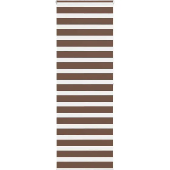 vidaXL Zebragardin Brun 80x200 cm, 100% Polyester