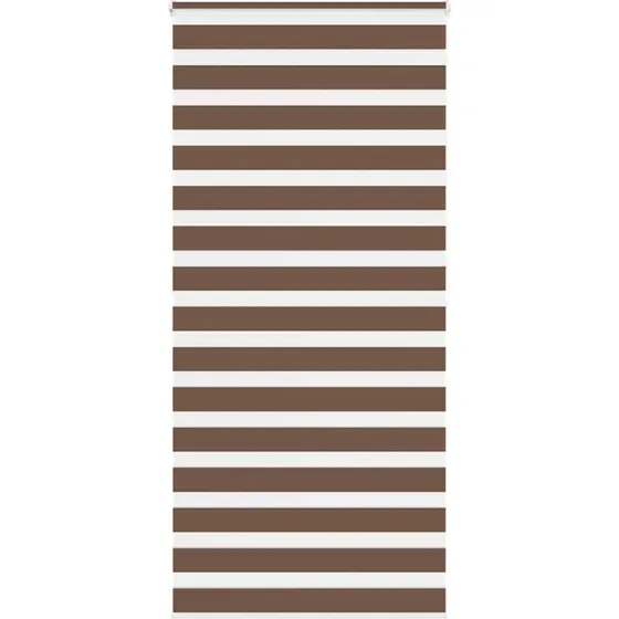 vidaXL Zebragardin Brun 95x200 cm, 90,9 cm Bredde, Polyester