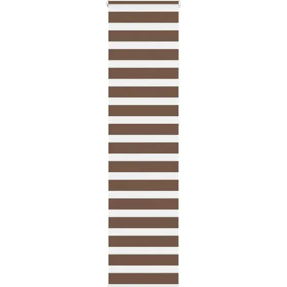 vidaXL Zebragardin Brun 55x230 cm, 100% Polyester