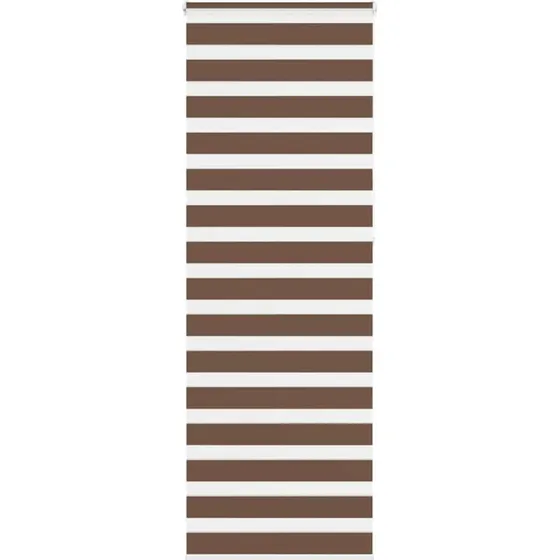 vidaXL Zebragardin Brun 75x230 cm, 100% Polyester