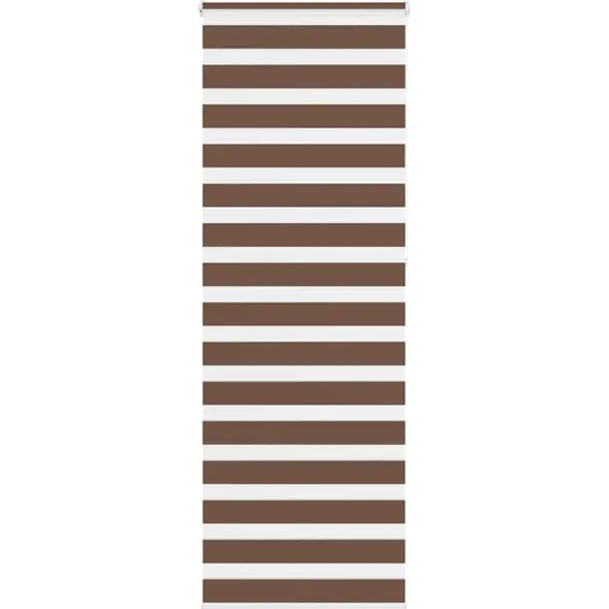 vidaXL Zebragardin Brun 80x230 cm, 100% Polyester