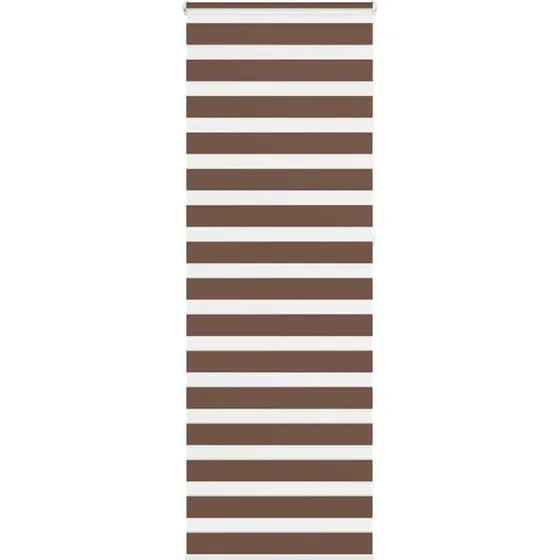 vidaXL Zebragardin brun 85x230 cm, 100% polyester