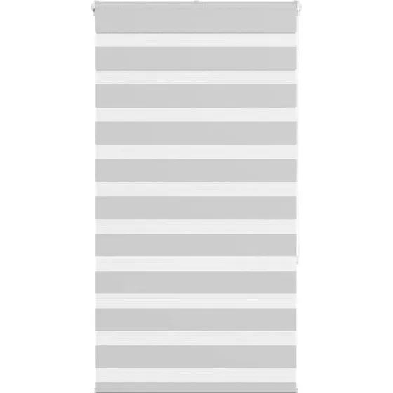 vidaXL Zebragardin Lysegrå 75x150 cm, 100% Polyester