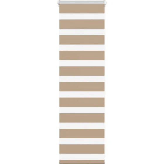vidaXL Zebragardin Sandbrun 50x100 cm, 45,9 cm bred, polyester