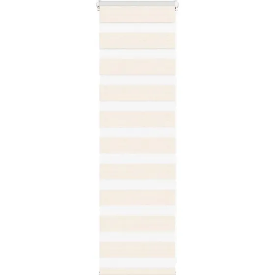 vidaXL Zebragardin Marmorbeige 45x100 cm, 40,9 cm bred, polyester