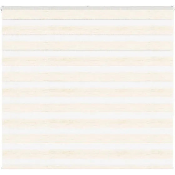 vidaXL Zebragardin Marmorbeige 165x150 cm, 100 % Polyester