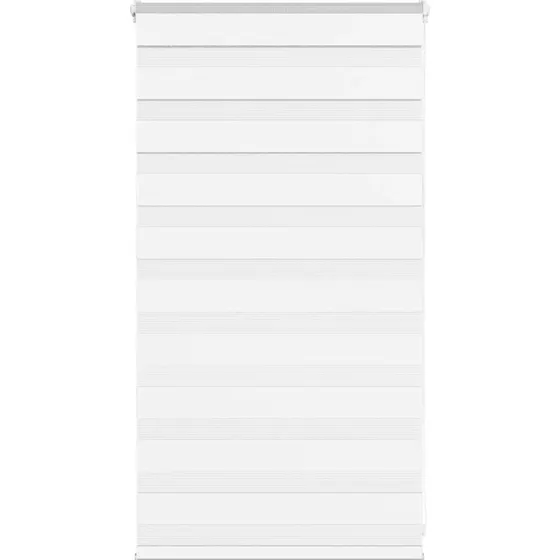 vidaXL Zebragardin Hvid 70x100 cm, 65,9 cm stofbredde, polyester