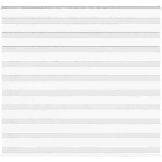vidaXL Zebragardin Hvid 155x100 cm, 150,9 cm stofbredde, polyester