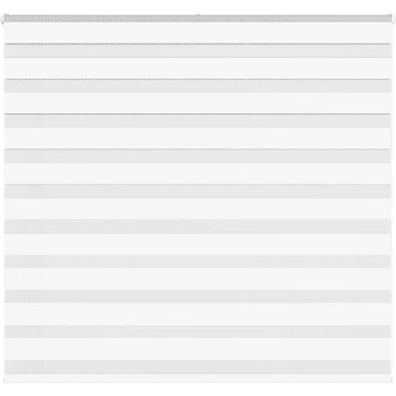 vidaXL Zebragardin Hvid 160x100 cm, 155,9 cm stofbredde, Polyester