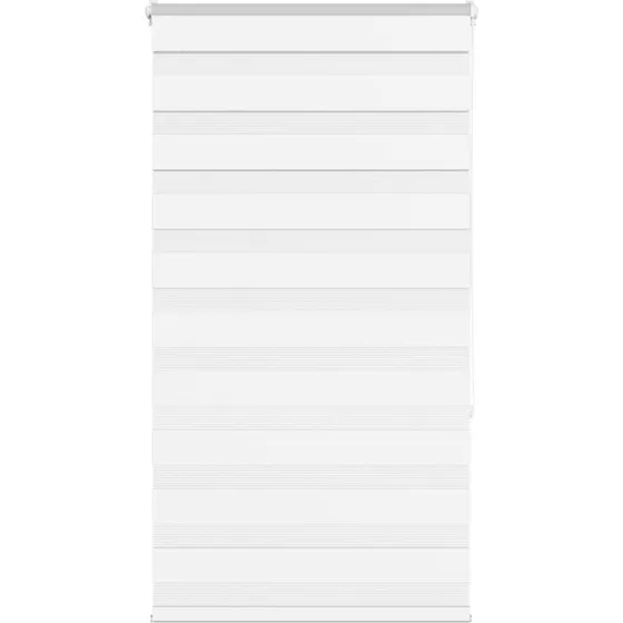 vidaXL Zebragardin Hvid 90x150 cm, 85,9 cm stofbredde, polyester