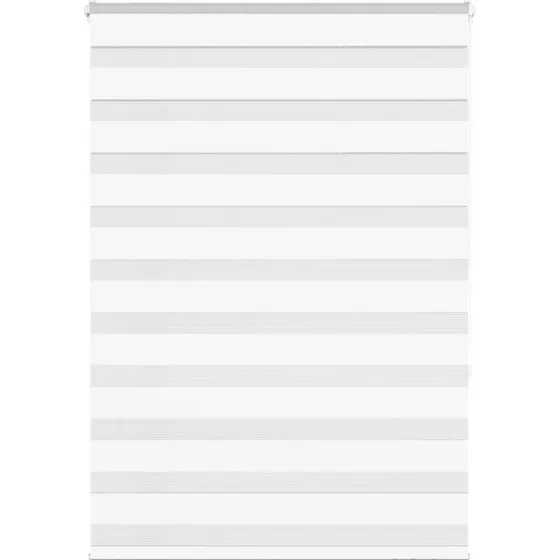 vidaXL Zebragardin Hvid 100x150 cm, 95,9 cm stofbredde, polyester