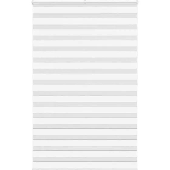 vidaXL Zebragardin Hvid 150x200 cm, 145,9 cm stofbredde, Polyester