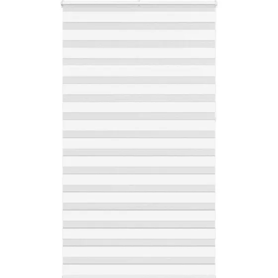 vidaXL Zebragardin Hvid 120x230 cm, 115,9 cm stofbredde, polyester