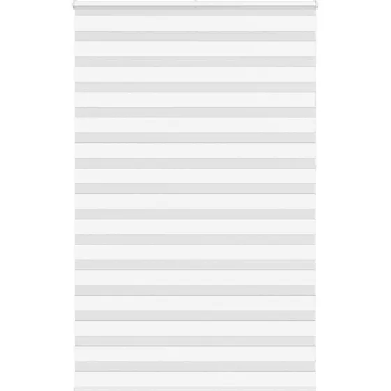 vidaXL Zebragardin Hvid 140x230 cm, 135,9 cm stofbredde, Polyester