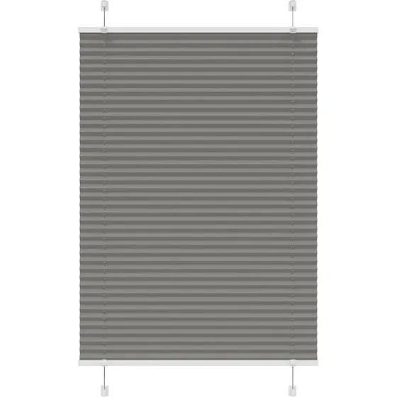 vidaXL Plisségardin Antracit 85x150 cm, 100% Polyester