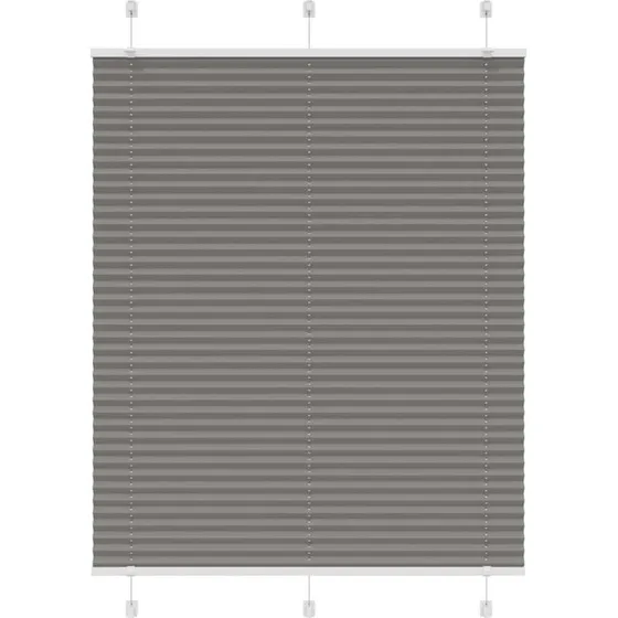 vidaXL Plisségardin Antracit 105x150 cm, 104,4 cm stofbredde