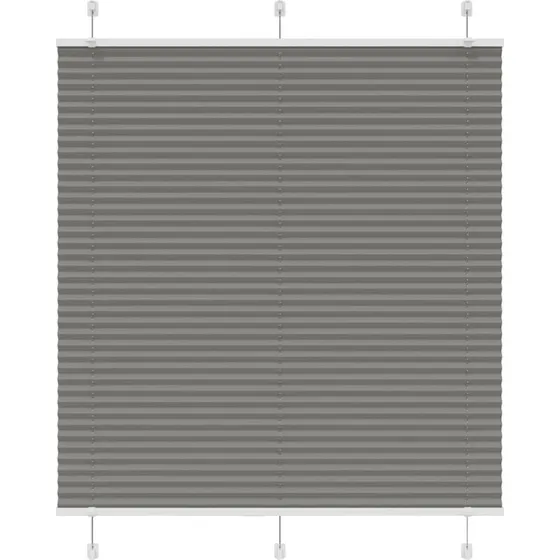 vidaXL Plisségardin Antracit 120x150 cm, 100 % polyester